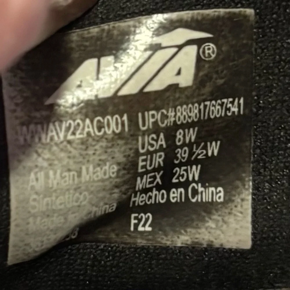 Free w/ $20 Purchase / 8W Avia Black Slip-On Sneakers - Picture 7 of 7